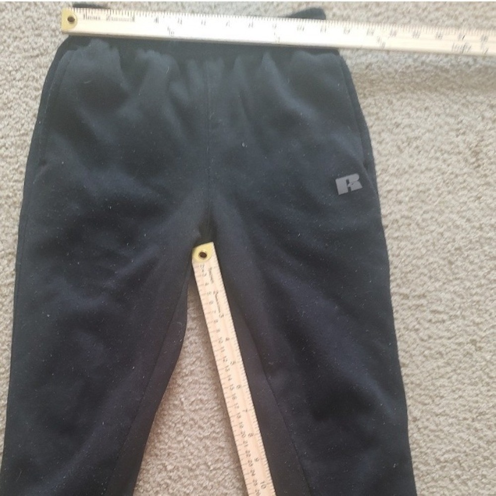 Russell‎ Athletic Black Sweatpants Kids Medium M 8 Joggers Athletic Fit